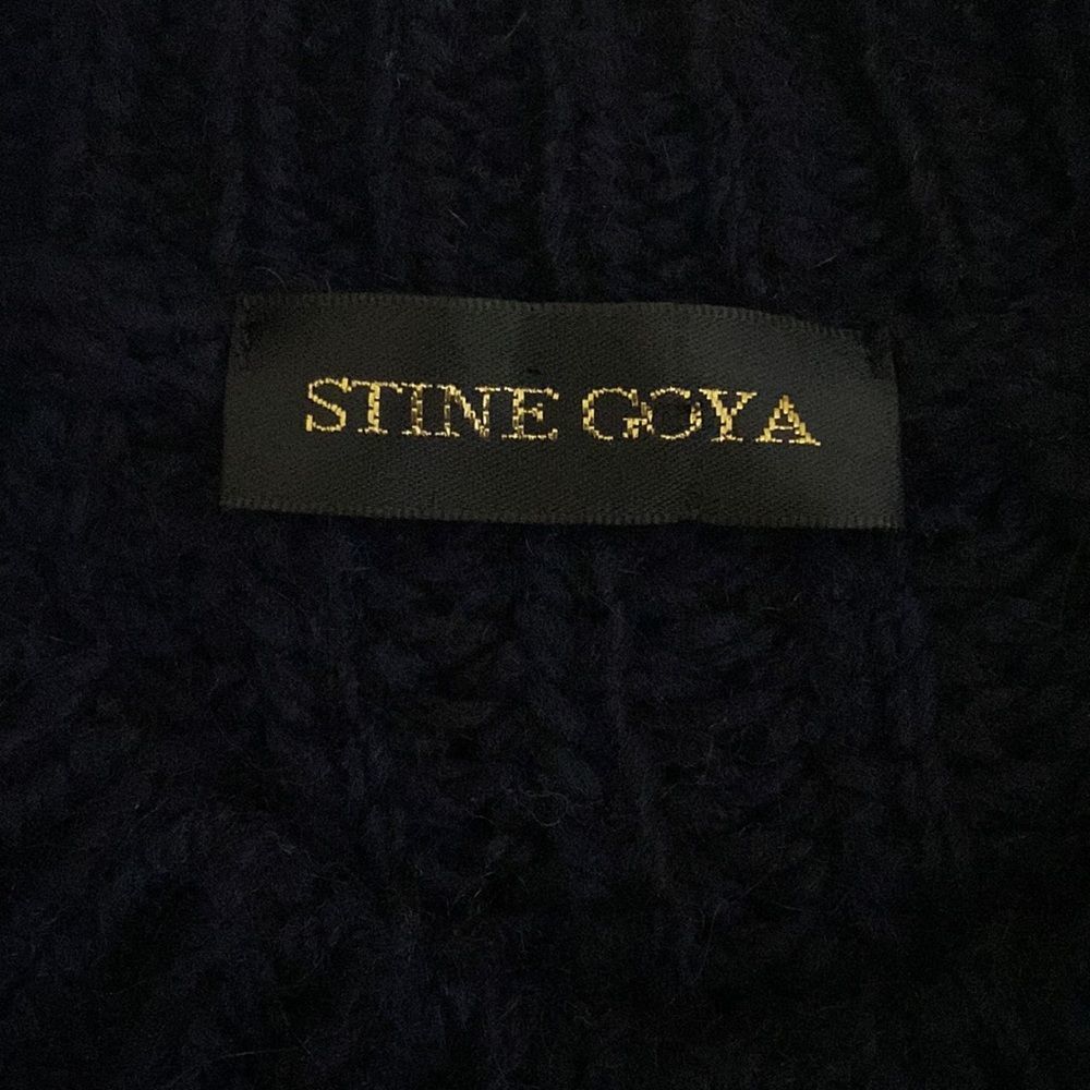 Stine Goya Annemarie Chunky Knit Sleeveless Vest in Navy size XS - Picture 9 of 11